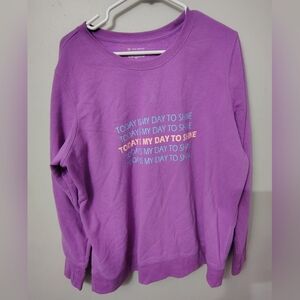 Tek Gear Violet Activewear Top